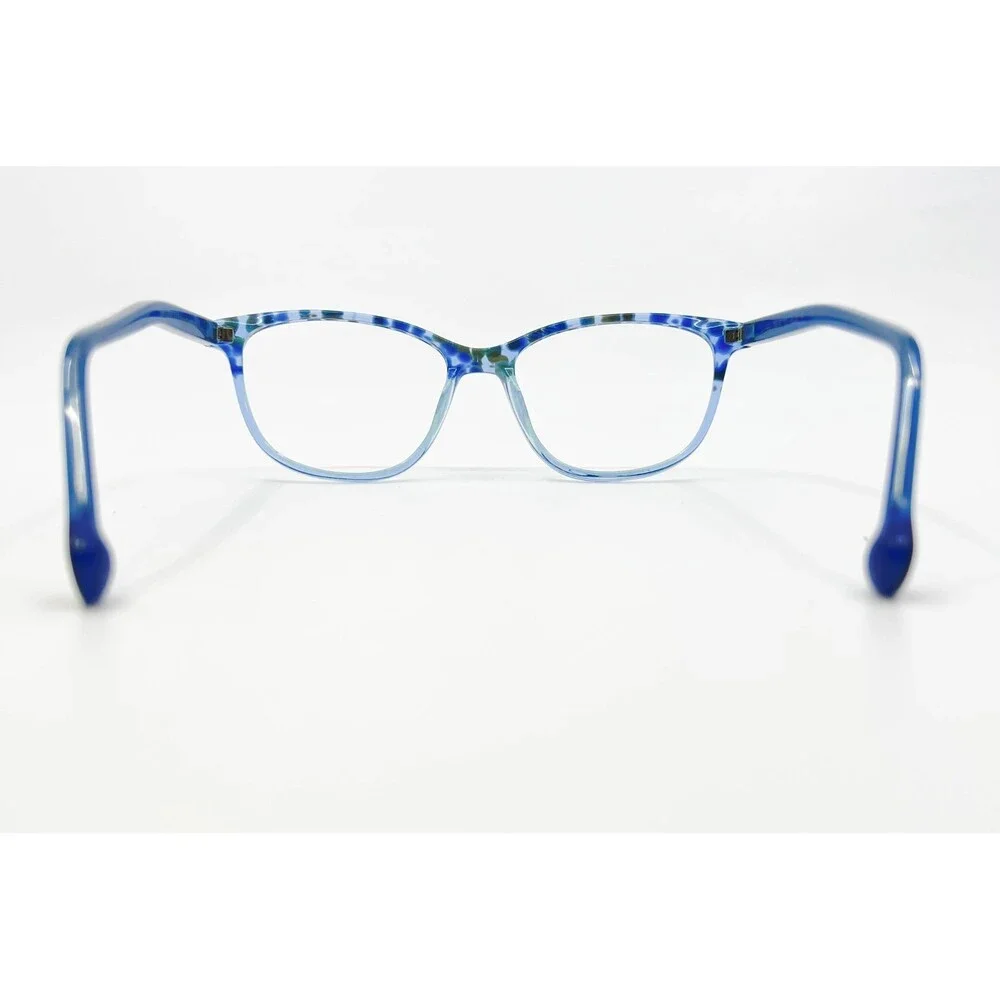 Lisa Loeb Eyewear Glasses Womens Blue Sky Ice Cream 15 Cat Eye 49-15-130